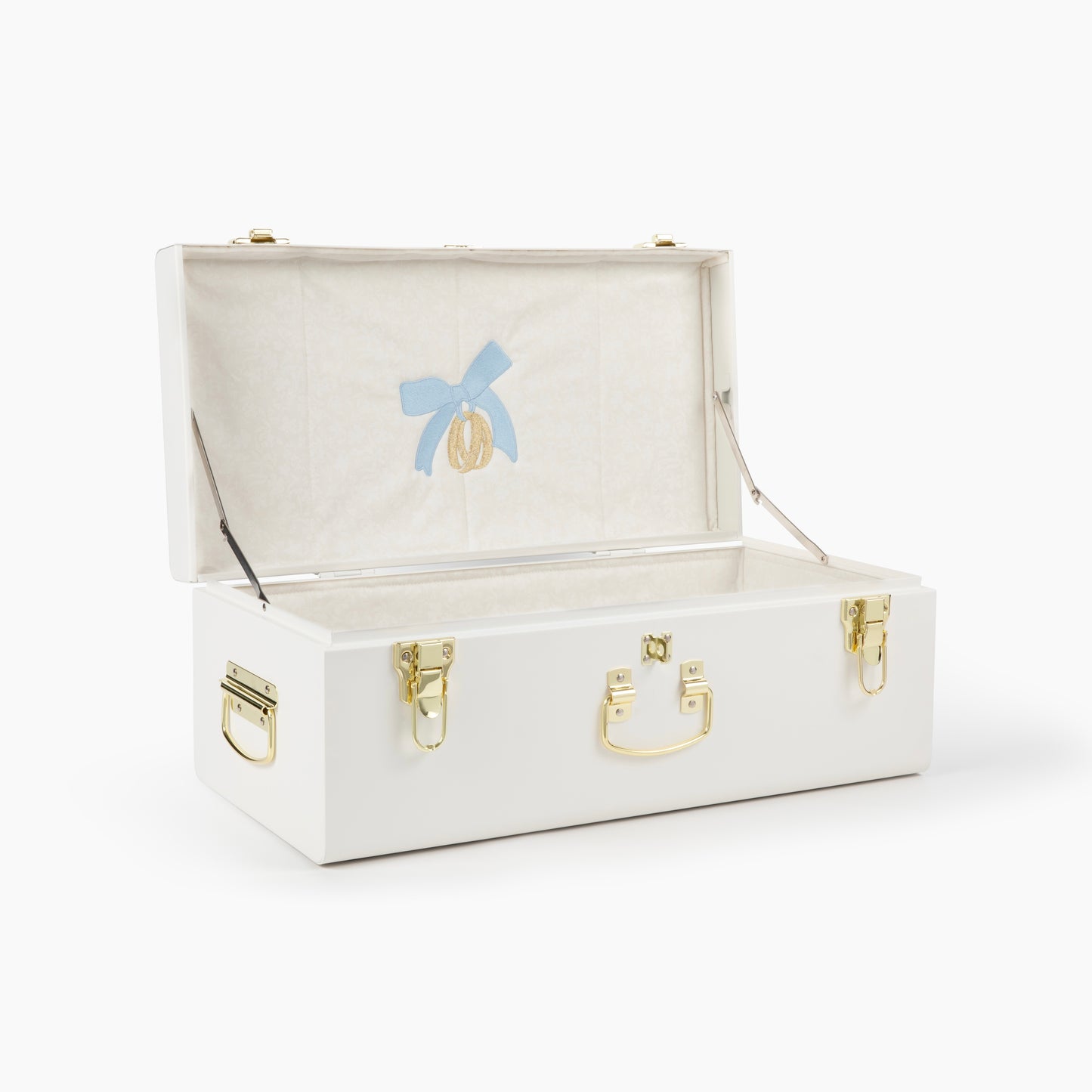 Quick Ship 'Rings & Ribbon' Petite Bridal Trunk
