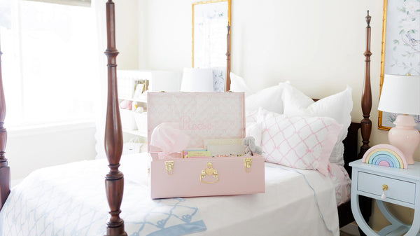 Pink Grand Trunk with Bella's Bows
