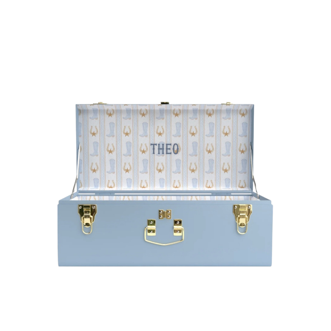 Sample Sale Blue Petite Trunk - #119