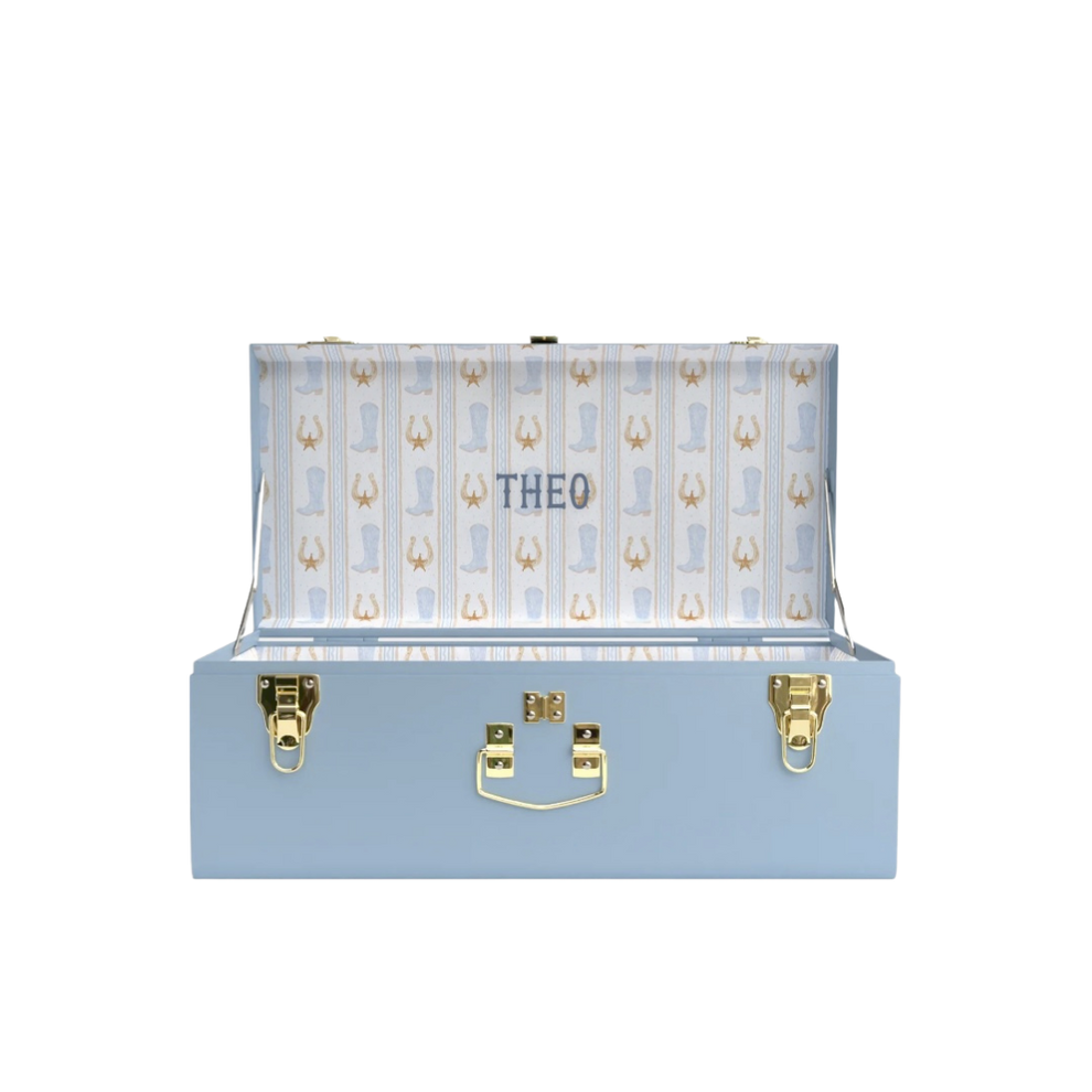 Sample Sale Blue Petite Trunk - #119