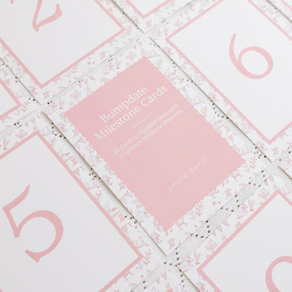 Bumpdate Milestone Cards & Stand