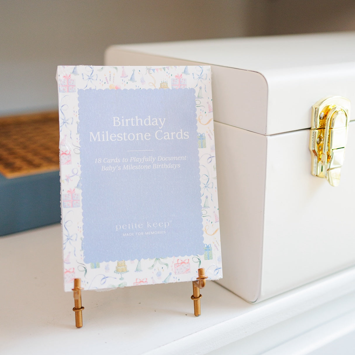 Birthday Milestone Cards & Stand