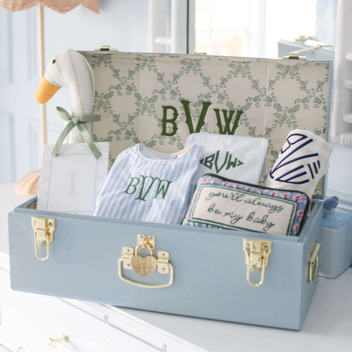 Baby Trunks Box Heirloom Keepsake Trunks for Babies | Petite Keep