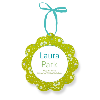 Dorset Garden Green Acrylic Frame Ornament