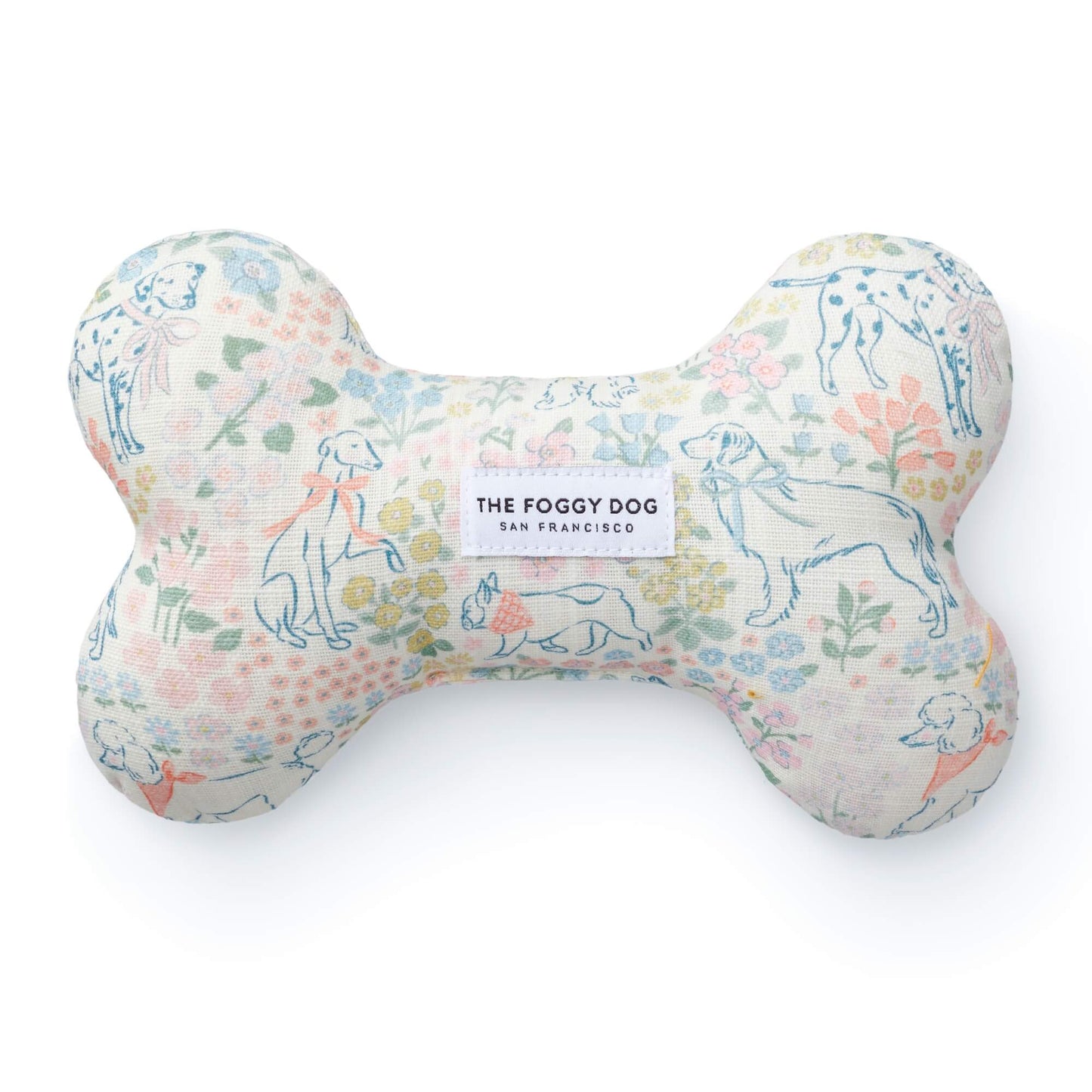 The Foggy Dog x Petite Keep Pretty as a Pup Dog Squeaky Toy
