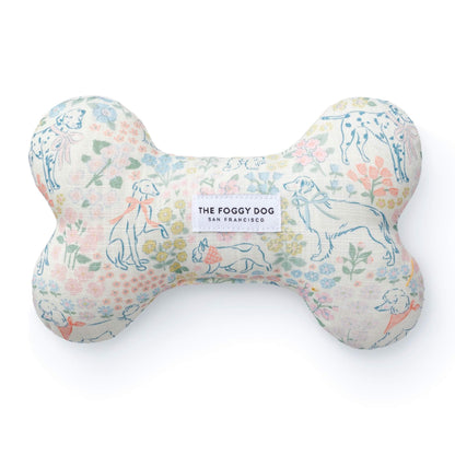 The Foggy Dog x Petite Keep Pretty as a Pup Dog Squeaky Toy