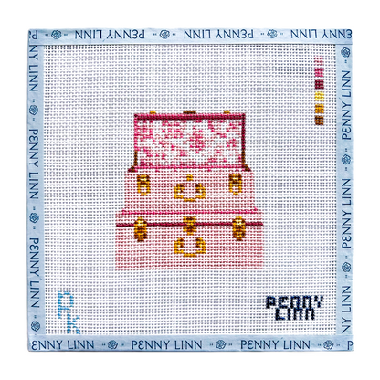 Penny Linn x Petite Keep Trunk Needlepoint Canvas
