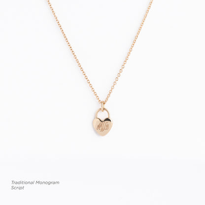 The Heart Padlock Necklace
