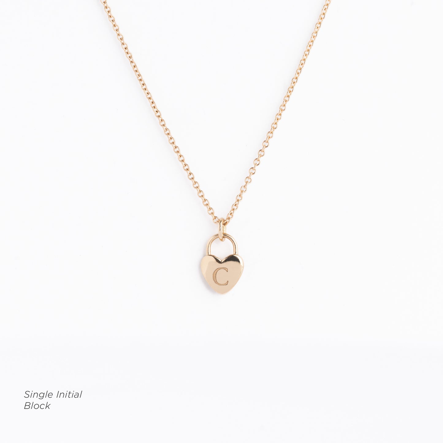 The Heart Padlock Necklace