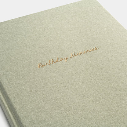 Birthday Memories Book