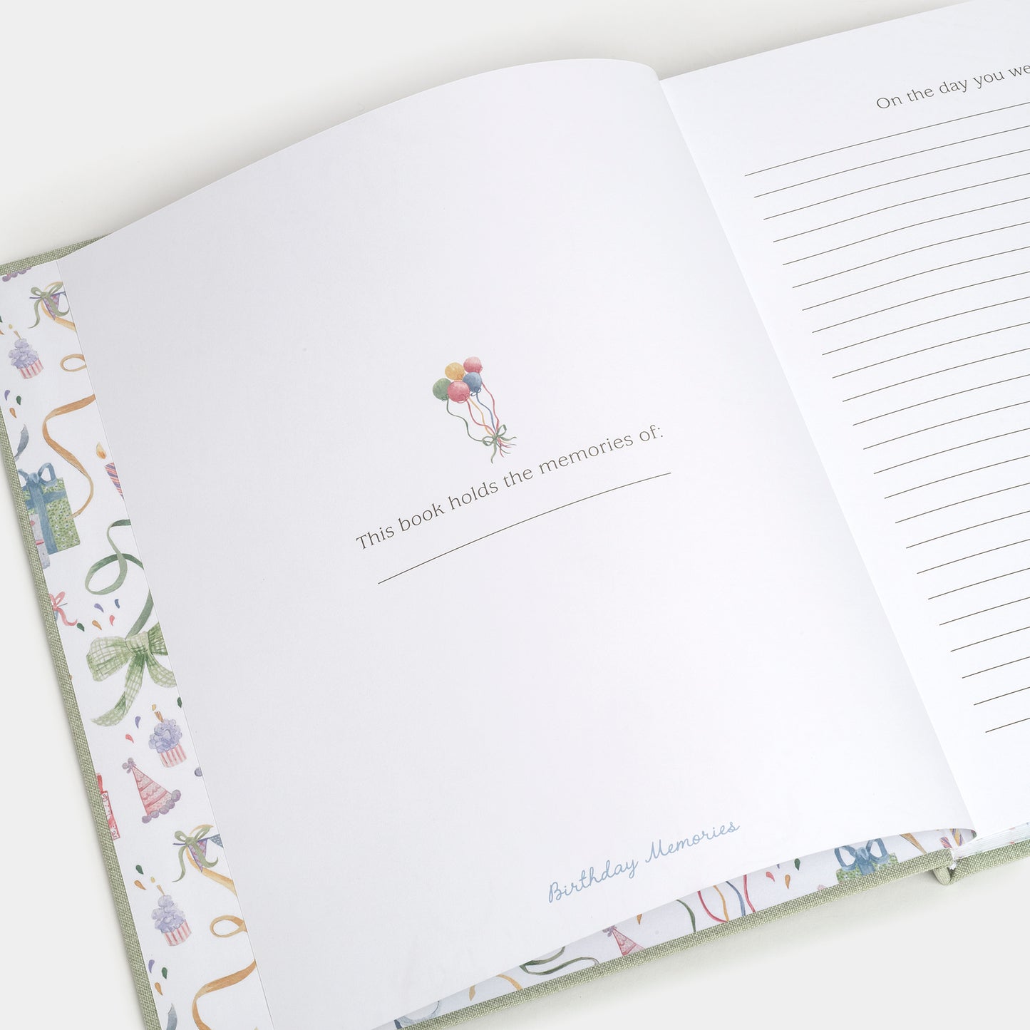 Birthday Memories Book
