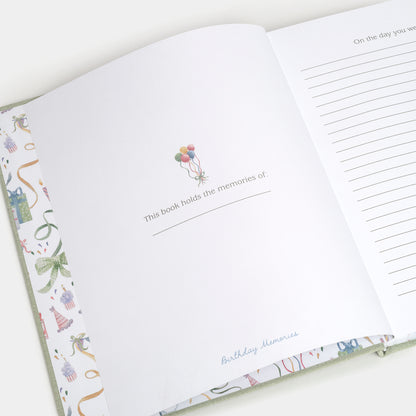 Birthday Memories Book