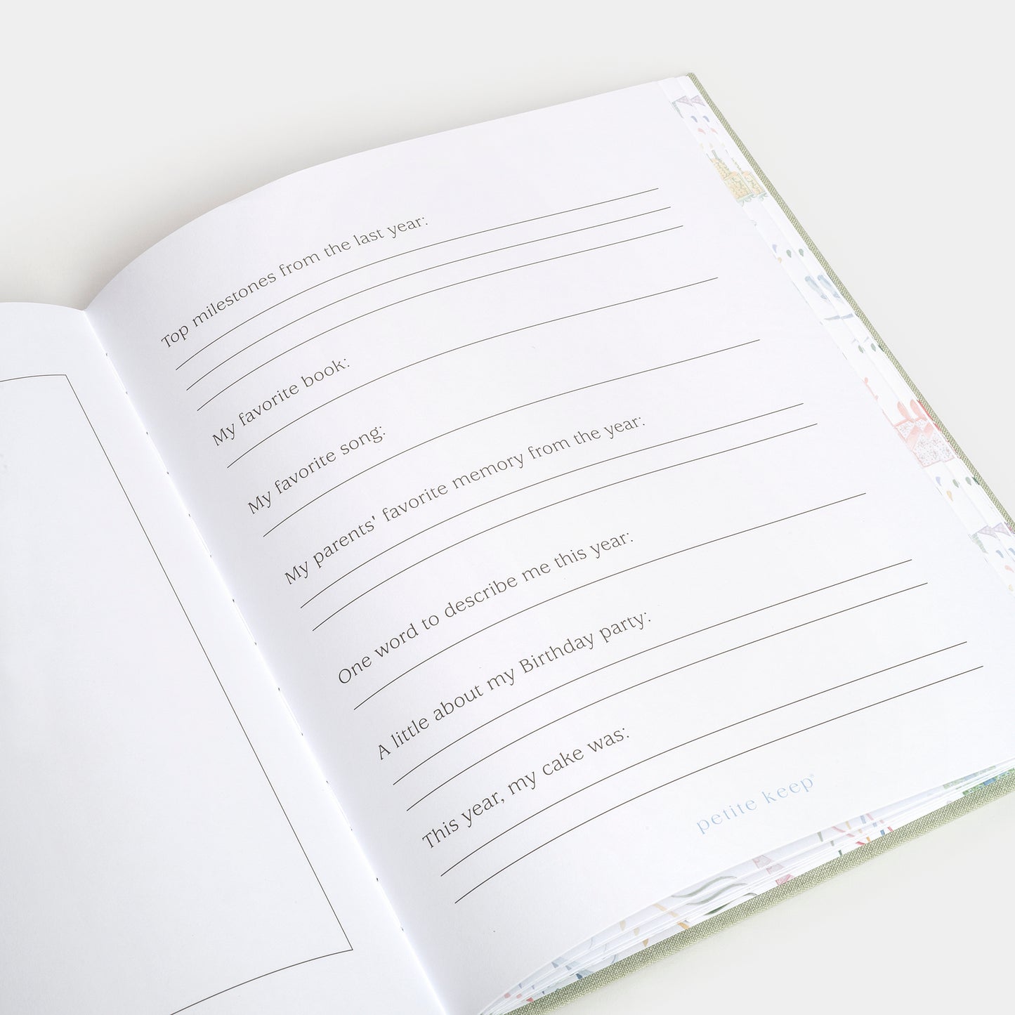 Birthday Memories Book