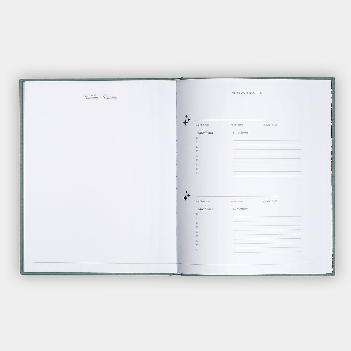 Holiday Memories Book