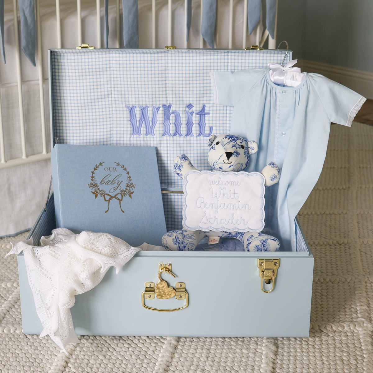 Baby Trunks Box Heirloom Keepsake Trunks for Babies | Petite Keep