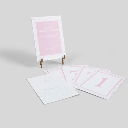 First Year Milestone Cards & Stand