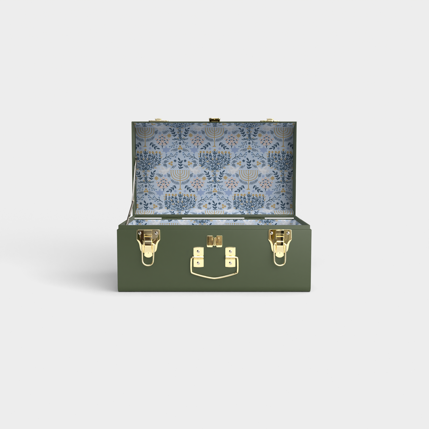 Rifle Paper Co. Mini Trunk in Laurel Menorah