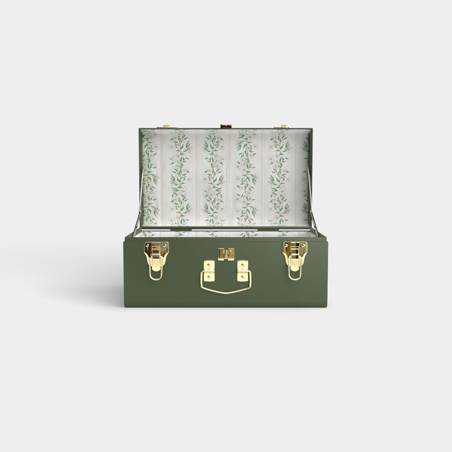 Bridal Keepsake Trunk - Green
