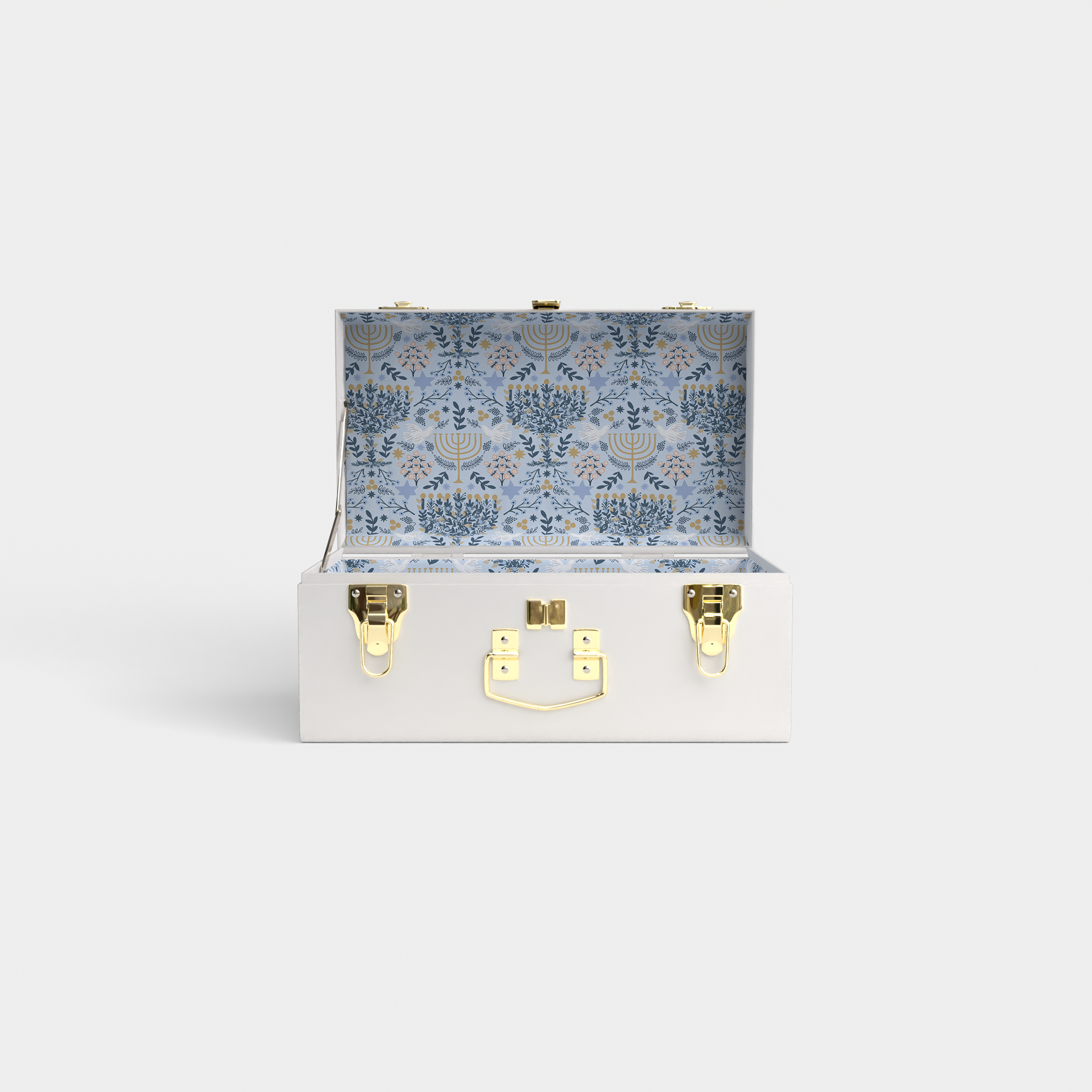 Rifle Paper Co. Mini Trunk in Laurel Menorah