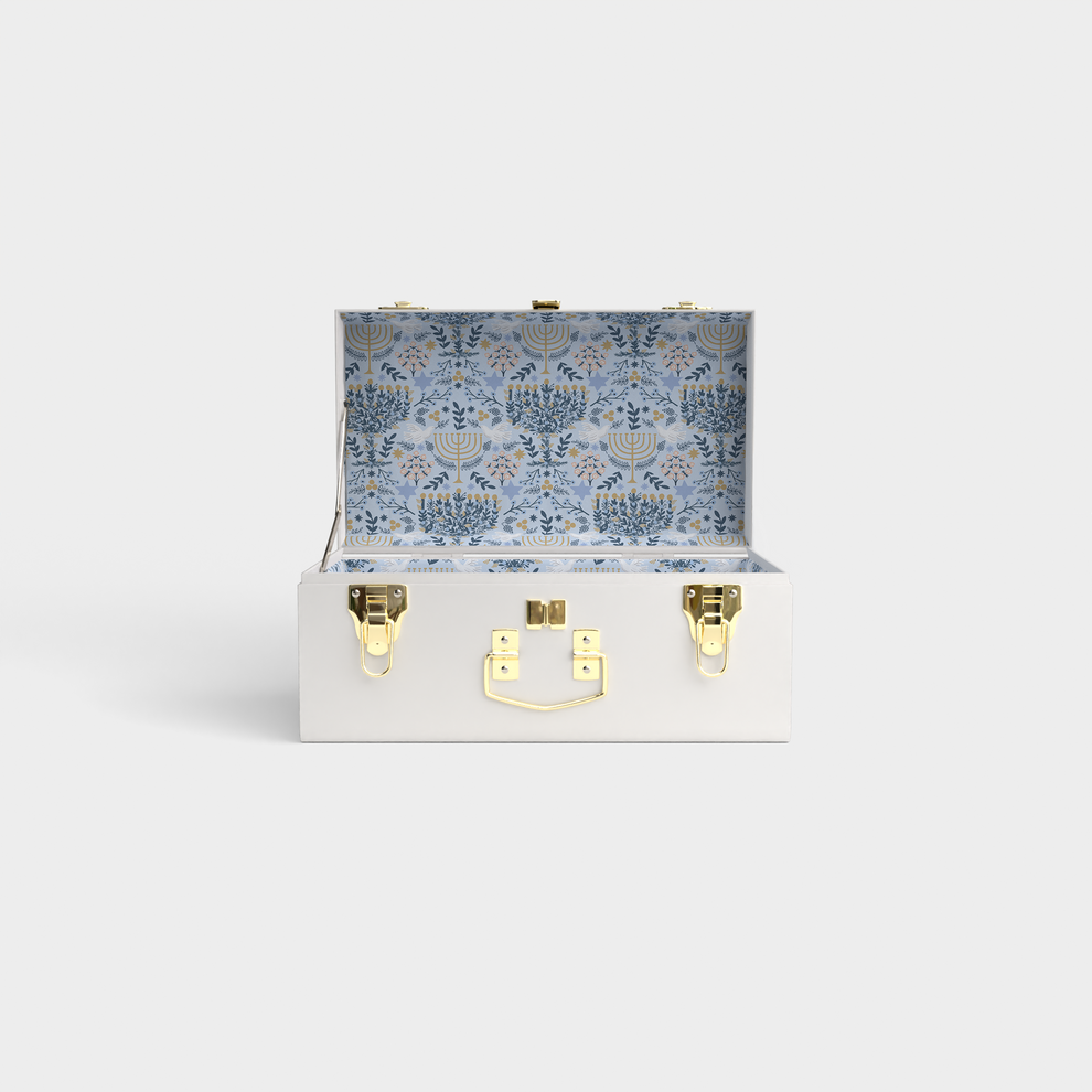 Rifle Paper Co. Mini Trunk in Laurel Menorah