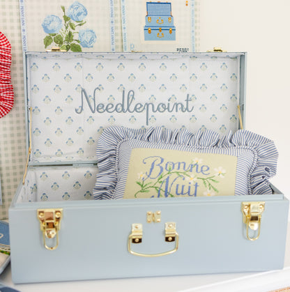 Quick Ship Needlepoint Petite Trunk