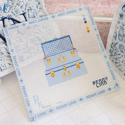 Penny Linn x Petite Keep Trunk Needlepoint Canvas