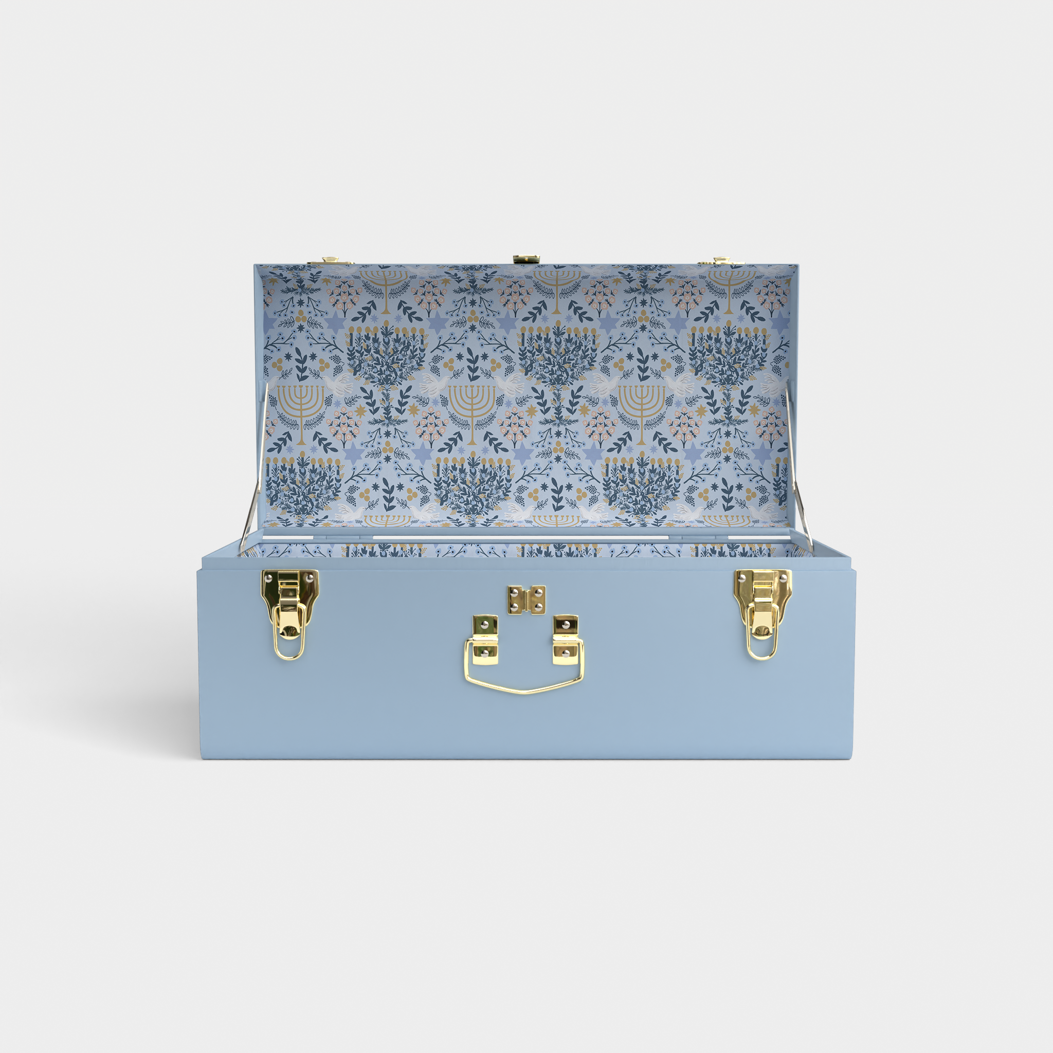 Rifle Paper Co. Petite Trunk in Laurel Menorah