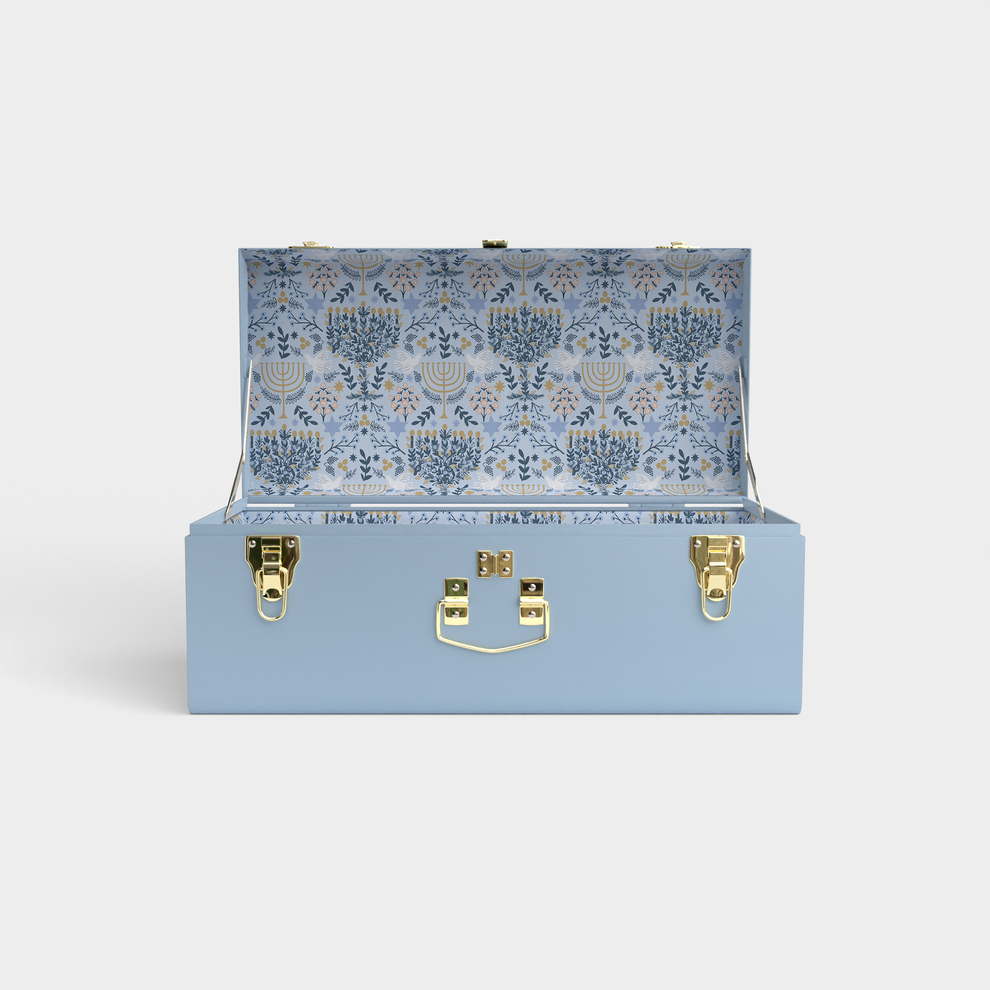 Rifle Paper Co. Petite Trunk in Laurel Menorah